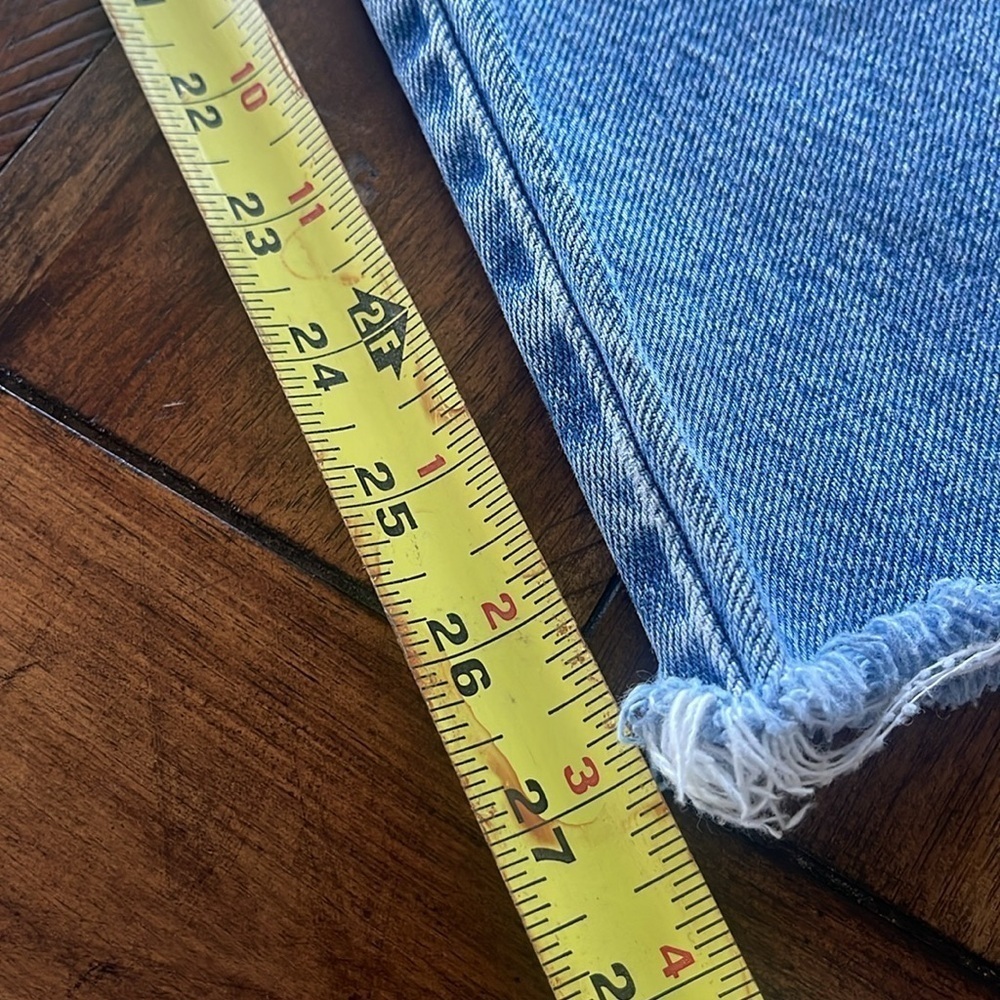 WRANGLER MENS BLUE DENIM JEANS sz 30 x 27 (read description) - Picture 12 of 15